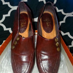 Heeled Dress Shoes SZ 8.5 Life Stride Chocolate Brown